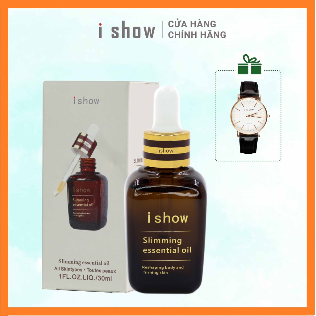 [TẶNG ĐỒNG HỒ] Tinh Dầu Massage Giảm Mỡ Bụng ISHOW Slimming Oil