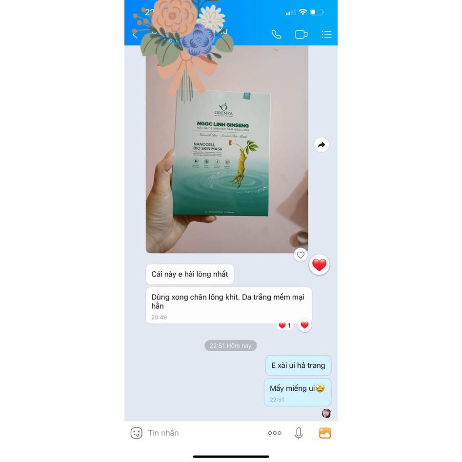 Mặt Nạ Da Sinh Học Sâm Ngọc Linh – Ngoc Linh Ginseng Second Skin Mask