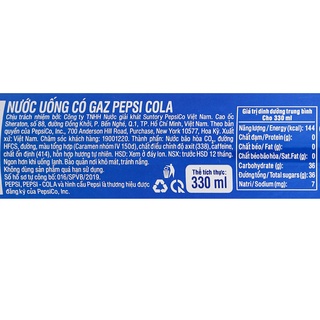 Lốc 6 Lon Pepsi 320ml