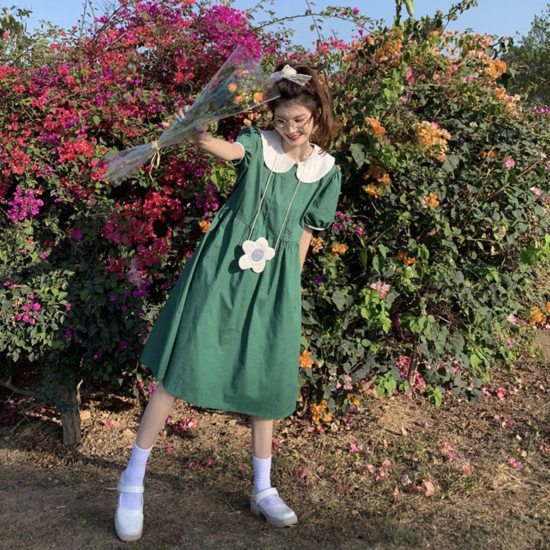 Đầm Cổ Búp Bê Thiết Kế Mới Xinh Xắn Thời Trang Dành Cho Nữ