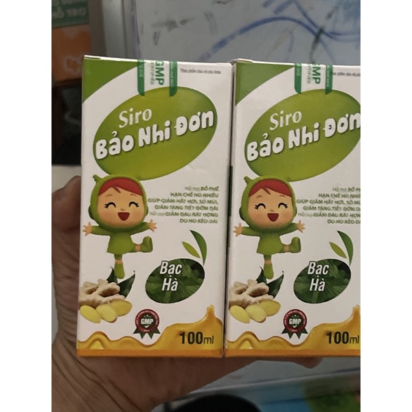 Bảo nhi đơn cắt cơn ho long đờm an toàn trẻ sơ sinh