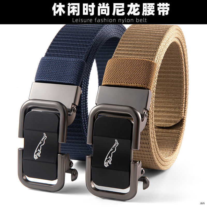 Thắt Lưng nylon Không Răng Khóa Tự Động Thoáng Khí Thời Trang Cho Nam