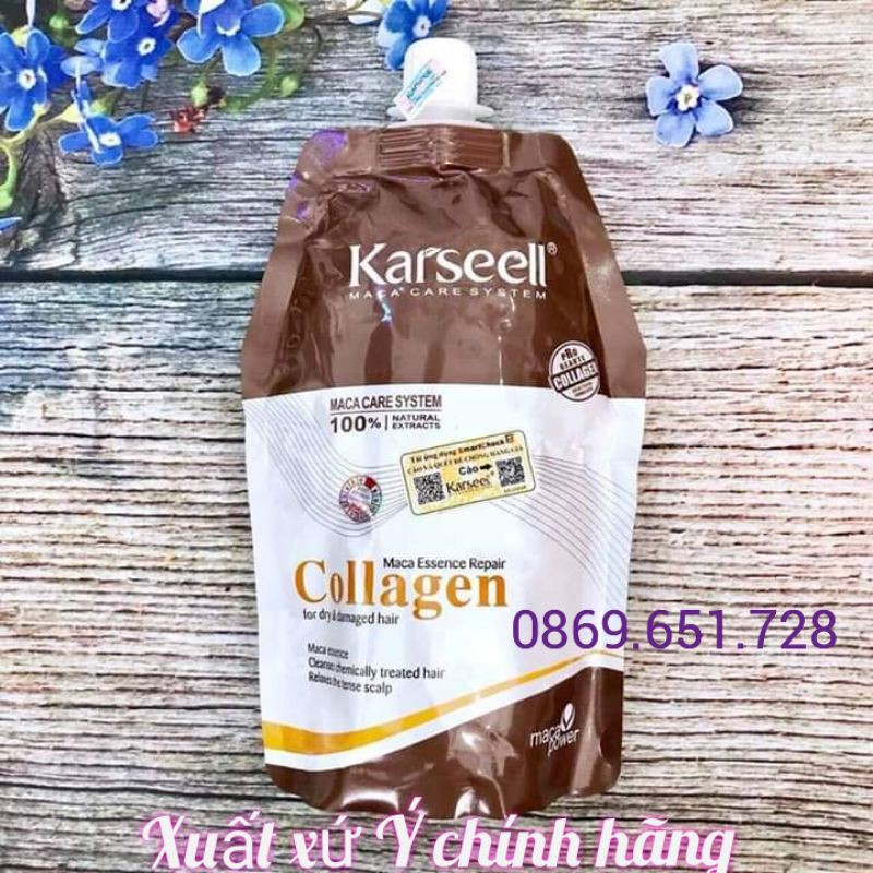 Dầu Hấp Ủ Tóc Collagen Karseell Maca 500 ml