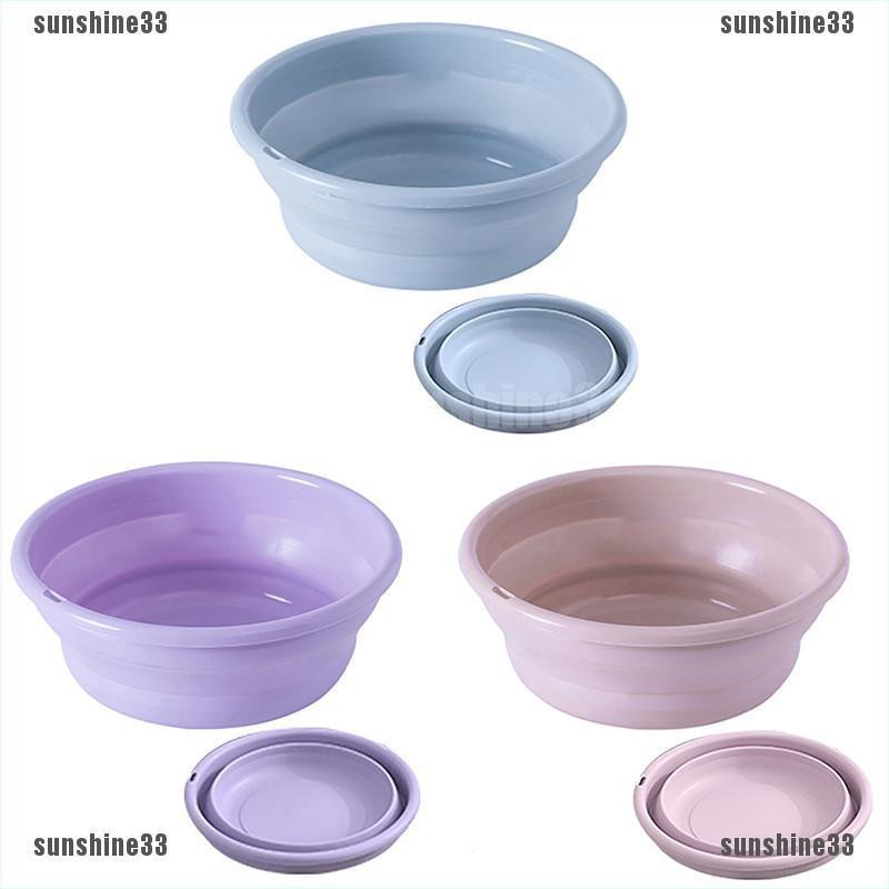 Chậu Rửa Chân Bằng Silicone Có Thể Xếp Gọn Tiện Dụng Khi Đi Cắm Trại
