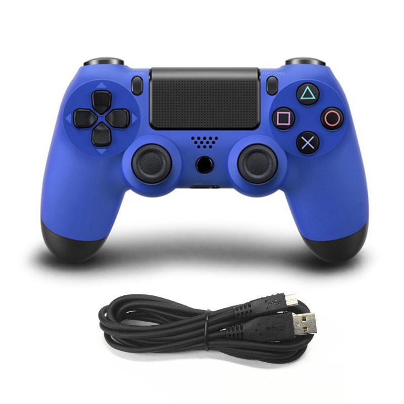 Bộ tay cầm điều khiển có dây USB cho PS4 Gamepad Play Station Dual Shock 4 | BigBuy360 - bigbuy360.vn