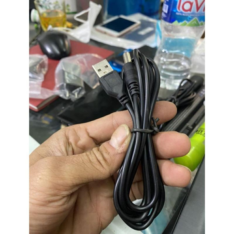 Dây nguồn đổi USB ra DC 5V chui to 5.5mm×2.5mm