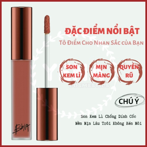 Son kem Bbia 25 màu đỏ nâu đất (Chính hãng) | BigBuy360 - bigbuy360.vn