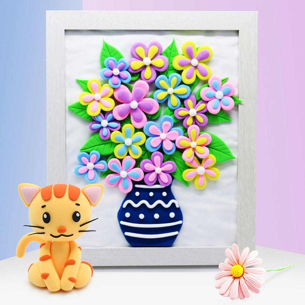 Đồ Chơi Đất Sét 5D Mềm Nhiều Màu Sắc Vui Nhộn Cho Bé