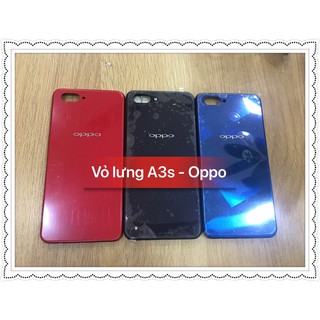 Vỏ Lưng oppo A3s,kèm kính camera,khay sim