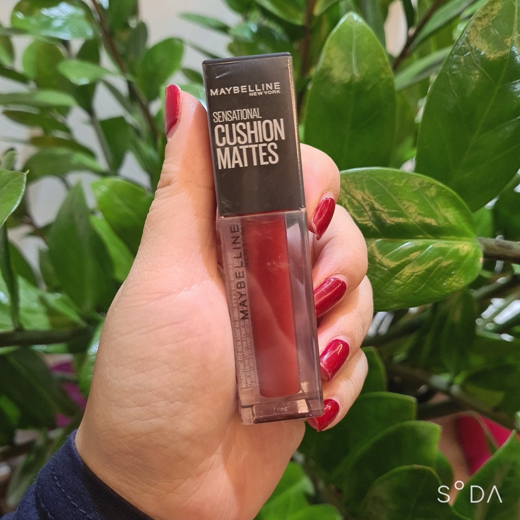 Son Kem Mịn Lì Như Nhung Cushion Mattes Maybelline New York Hiệu Ứng Lì Đa Chiều 6.4ml