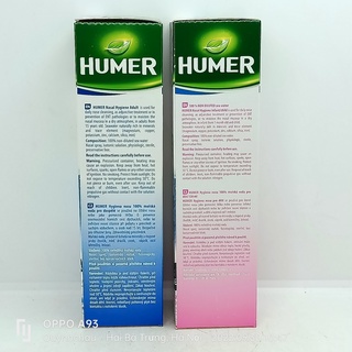 Xịt muối biển Humer 150ml