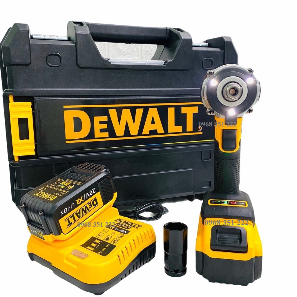 Máy siết bulong,máy cầm tay chạy pin DEWALT 20V bảo hành chính hãng 12 tháng