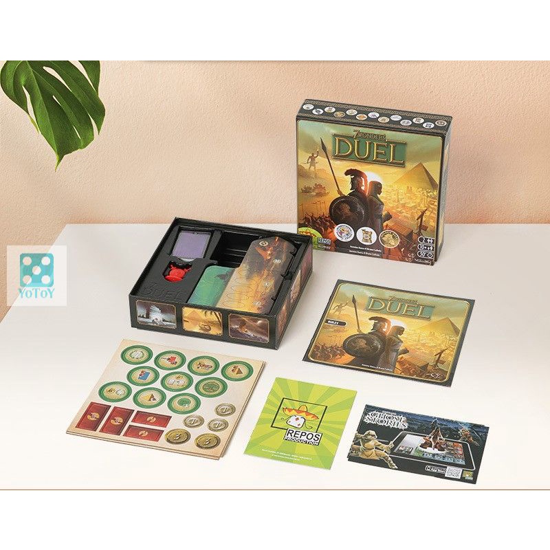 Trò chơi 7 Wonders Duel - Boardgame thách đấu 7 kì quan