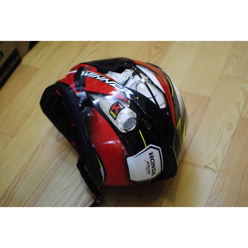 [Chính hãng] Mũ Bảo hiểm Fullface ROC 05 (2 kính) lên Honda_Winner đỏ đen