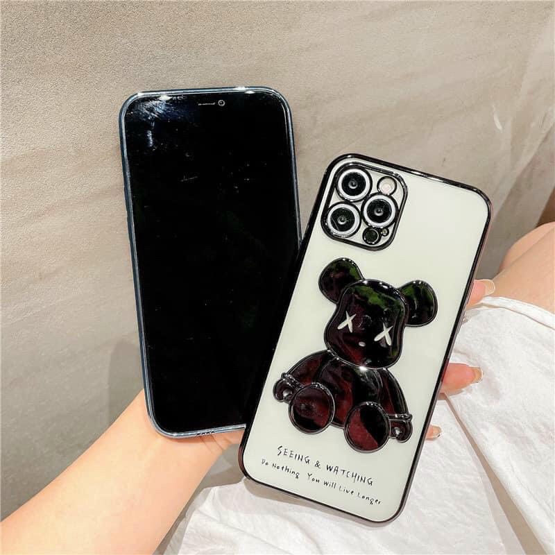 Ốp lưng iphone hình gấu nổi 3D cực hot dành cho iphone 6/6s/6plus/7plus/7plus/x/xs/xsmax/11/11promax/12/12promax/13/13pr