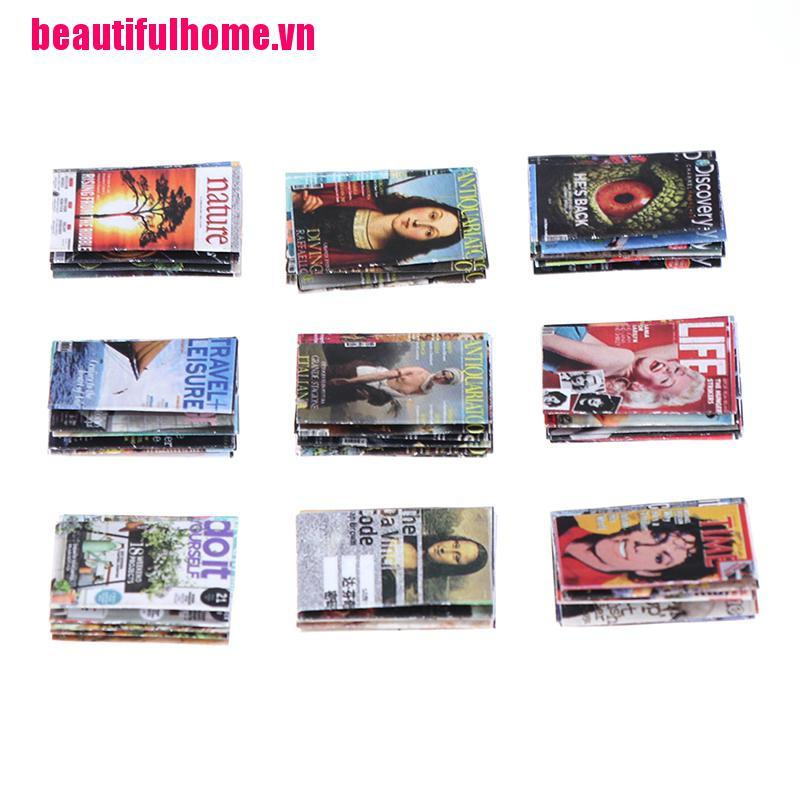 Bộ 3 Mô Hình Sách Mini Tỉ Lệ 1: 12 Dành Cho Búp Bê