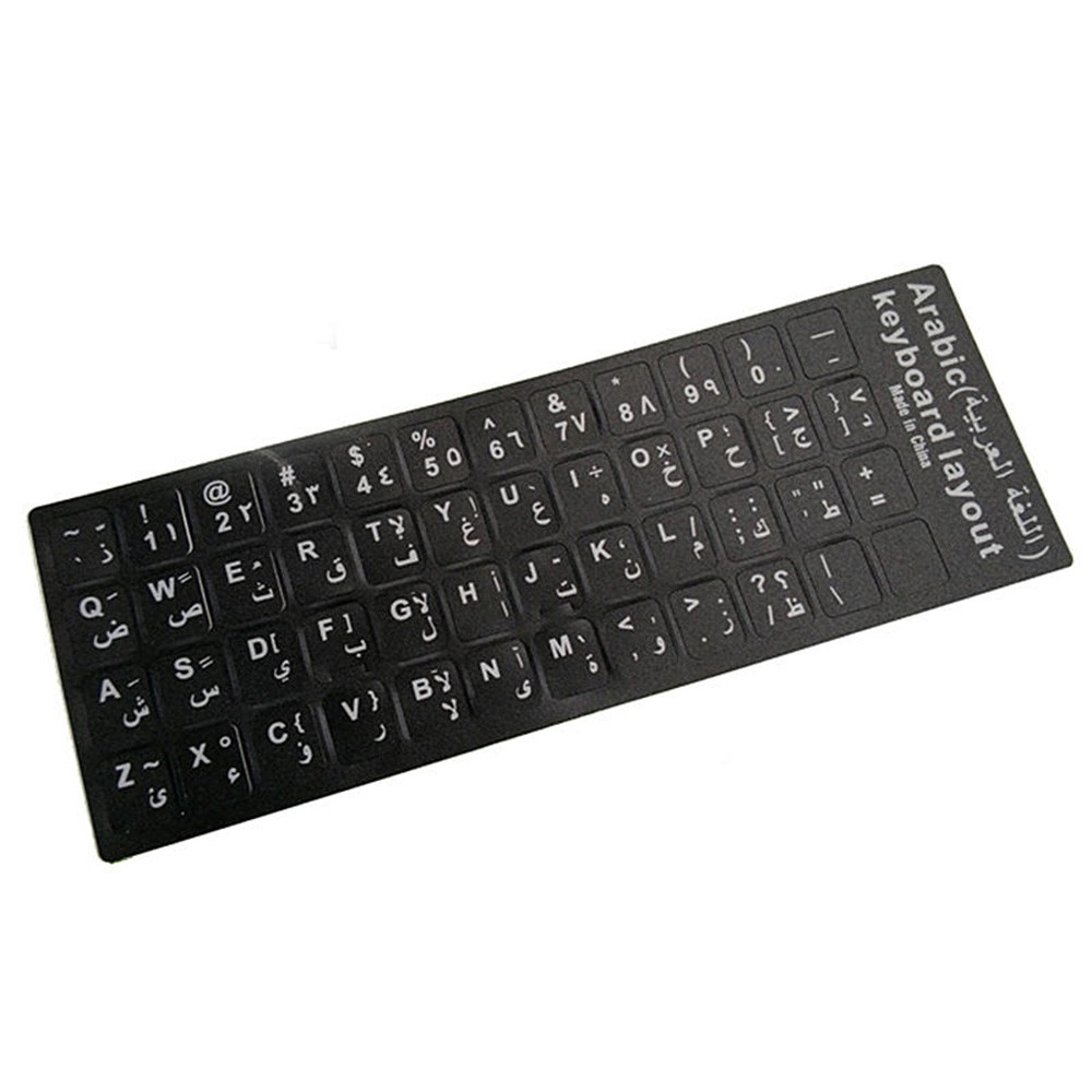 Sticker dán bàn phím laptop với 6 ngôn ngữ tiếng anh | BigBuy360 - bigbuy360.vn