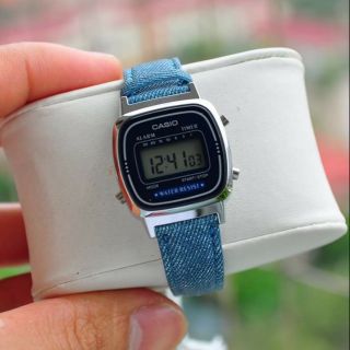 ĐỒNG HỒ NỮ CHÍNH HÃNG CASIO LA670WL-2A2DF DENIM XANH THẪM