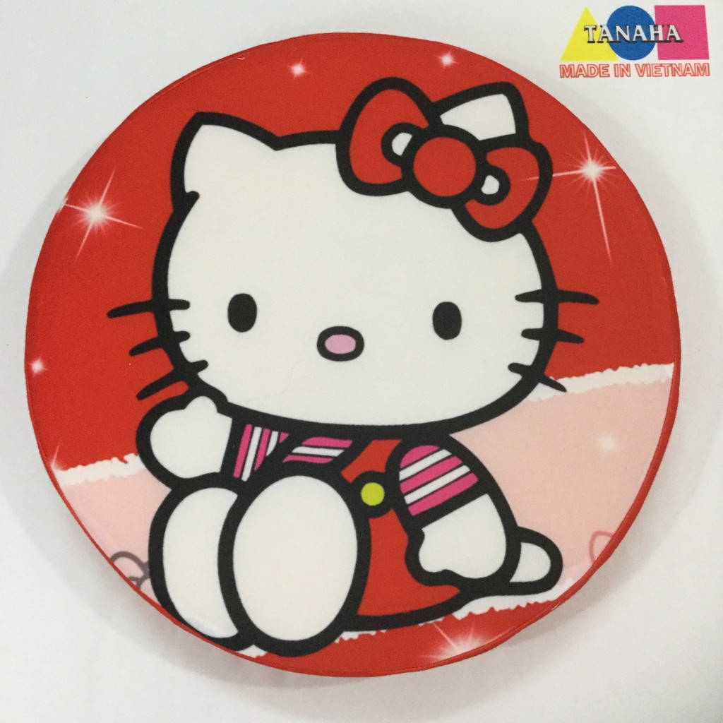 Nệm ngồi 3D Kitty Đỏ