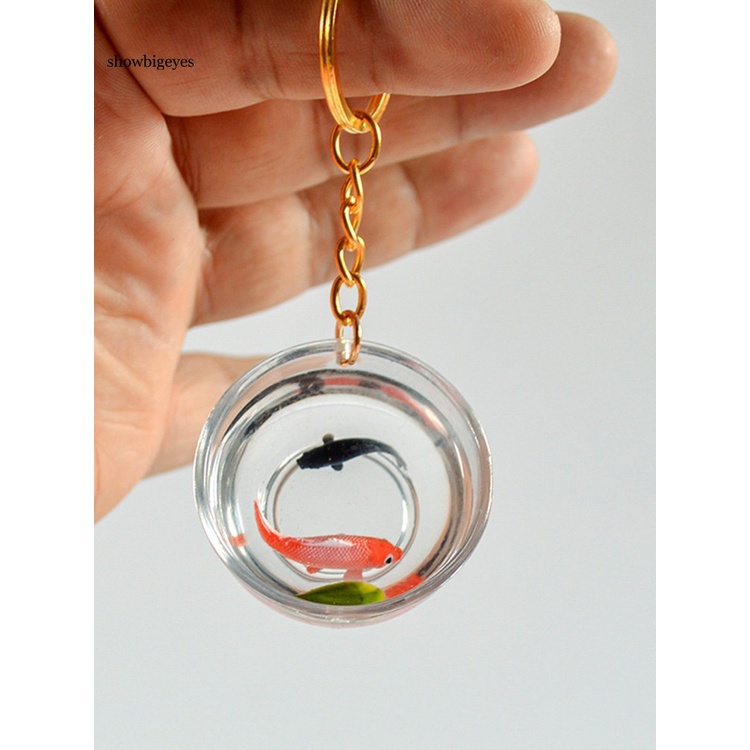 Móc khóa hình cá Kois may mắn mini thân thiện với môi trường