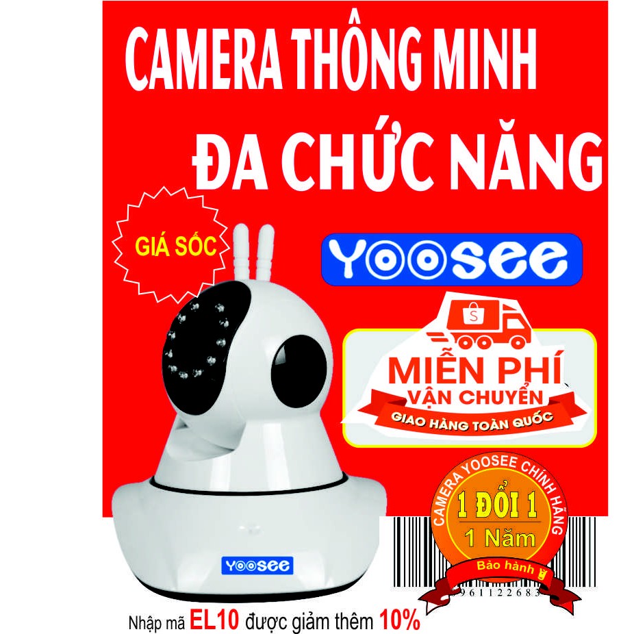 [Mã ELCA5 giảm 7% đơn 500K] Camera Yoosee HD720 | WebRaoVat - webraovat.net.vn