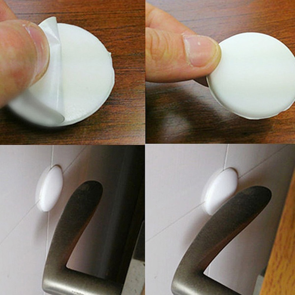 Đệm Cao Su Silicon Dán Tường Chặn Cửa Chống Trượt Nhiều Màu Sắc