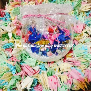 Hạc giấy nhiều màu 7cm siêu xinh