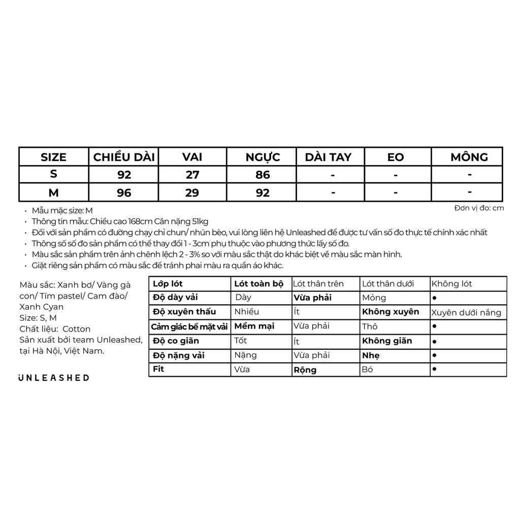 Unleashedvn GRETA AVOCADO SMOOTHIES DRESS - Đầm Greta màu xanh bơ 100% cotton, 2 dây vai thắt nơ, dáng babydoll dài