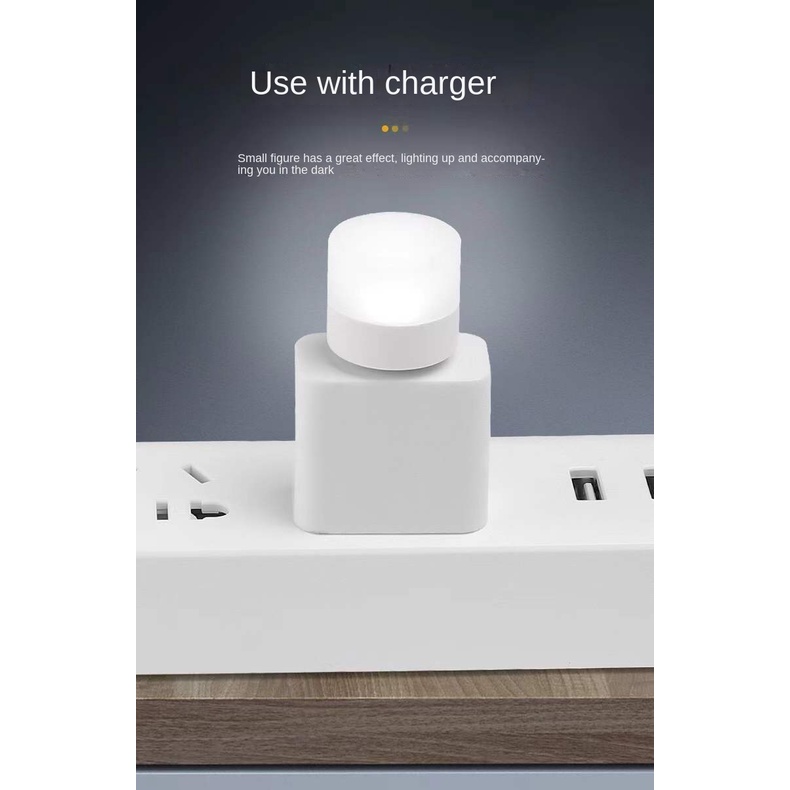 Đèn LED USB Mini Bảo Vệ Mắt Thiết Kế Nhỏ Gọn Tiện Dụng Cho Xe Hơi / Học Sinh