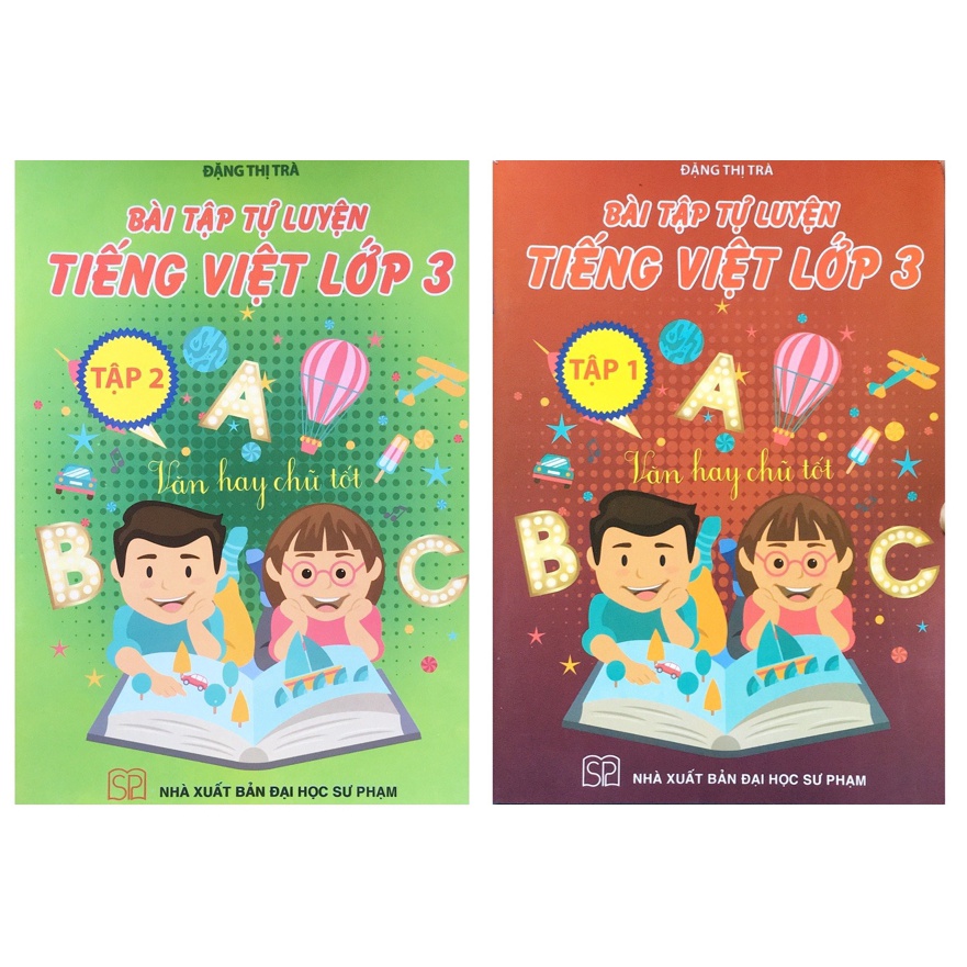 Sách - Combo Bài tập tự luyện Tiếng Việt lớp 3 (2 tập)