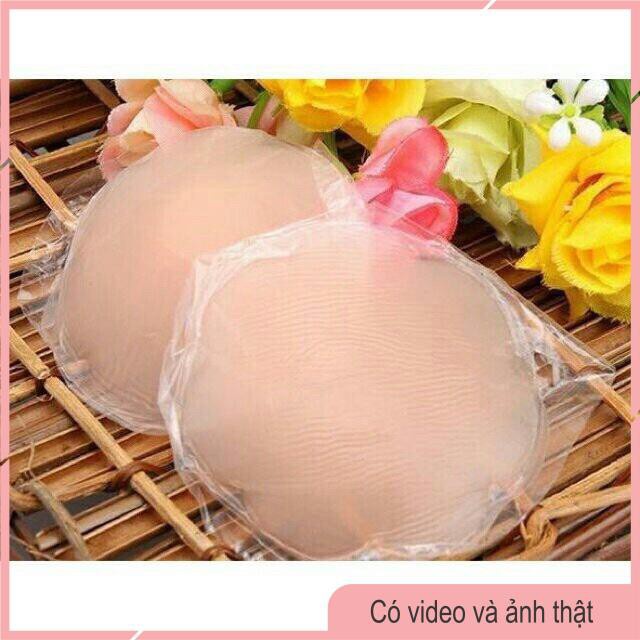 (Hàng hot) Hộp 5 đôi dán ti silicon sang chảnh dùng nhiều lần dính cực chắc