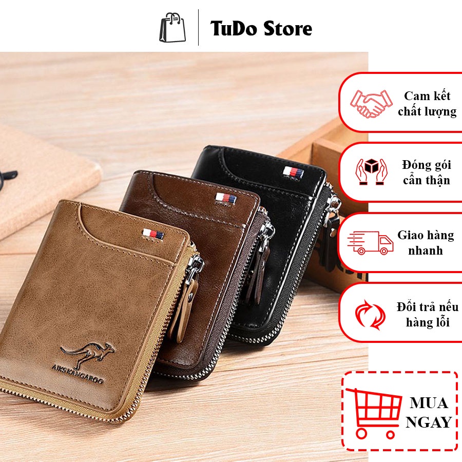 Ví da nam cao cấp chống trộm thông tin tài khoản ngân hàng