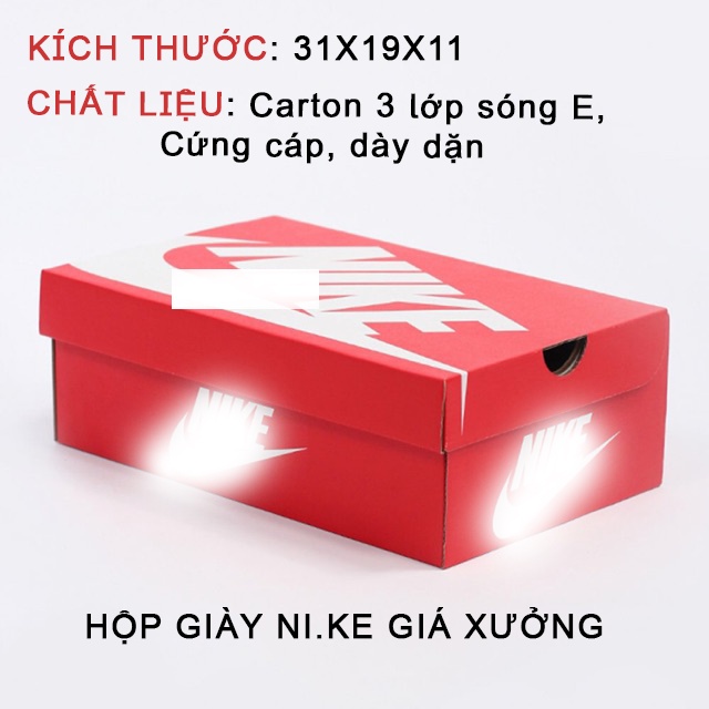 Hộp Giày Ni…ke, Box Đựng Giày Kích Thước 31x19x11 Cm