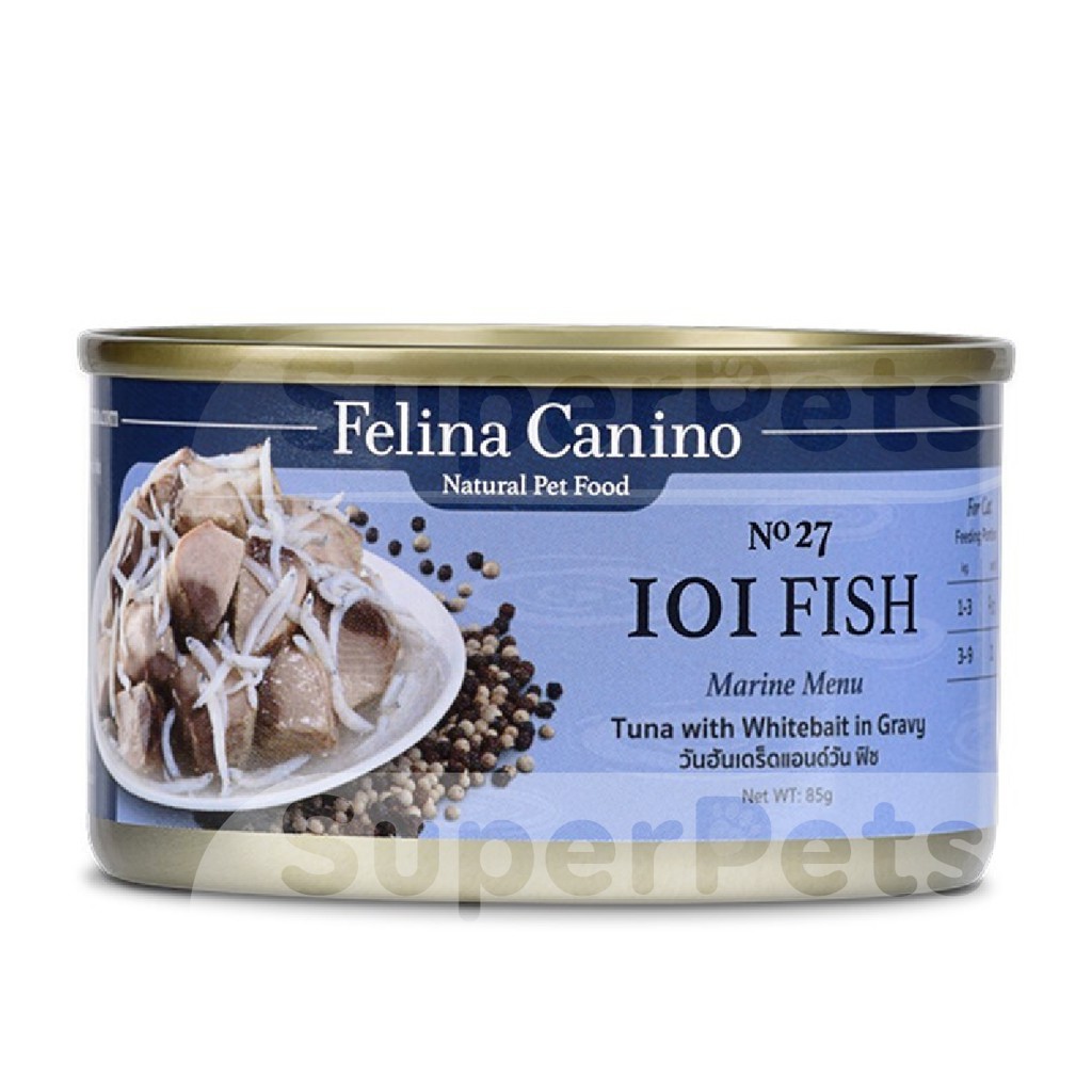 [ 85g ] Pate Felina Canino cho mèo Vị Cá Ngừ Mix Cá Cơm