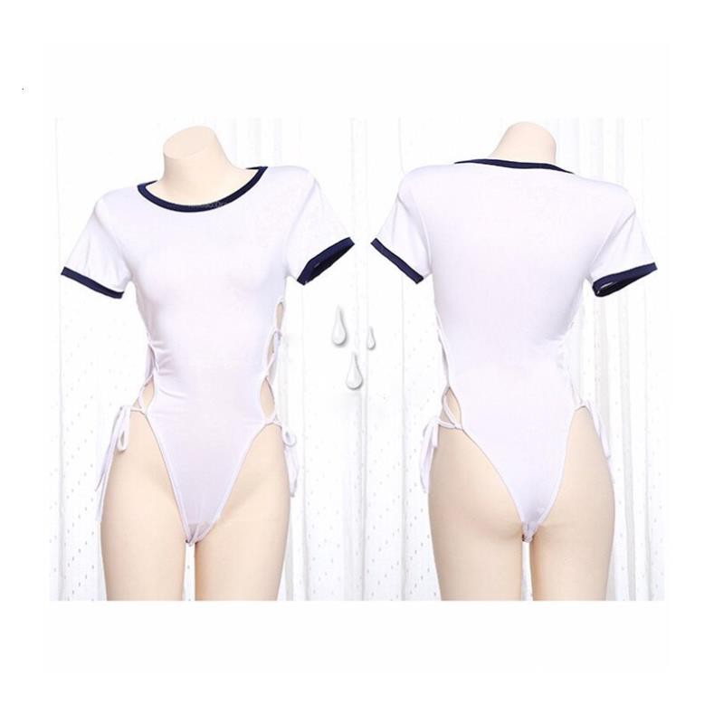 [Mã WAMT1505 giảm 10K đơn 0K] Đồ ngủ sexy jumpsuit phong cách học sinh, free size dưới 55kg  ྇