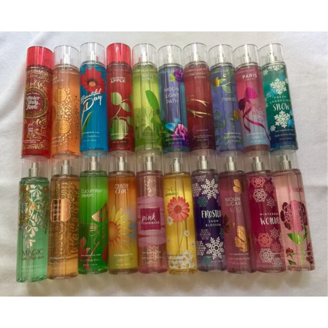 Xịt thơm toàn thân của Bath and body work
