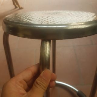 Ghế đôn inox chân tròn siêu bền
