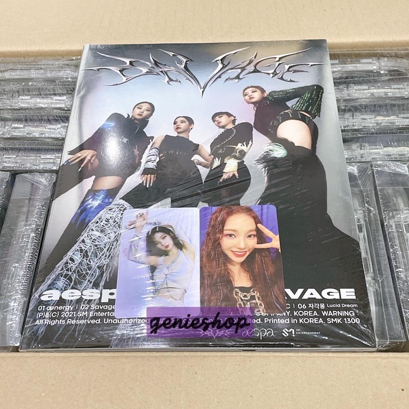 *Có-Sẵn tặng pola* ẢNH AESPA SAVAGE NEXT LEVEL