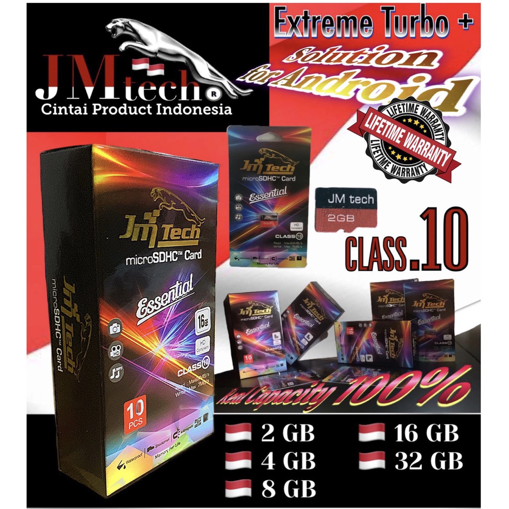 Bộ Nhớ MICRO JM TECH TURBO + Guarantee | BigBuy360 - bigbuy360.vn