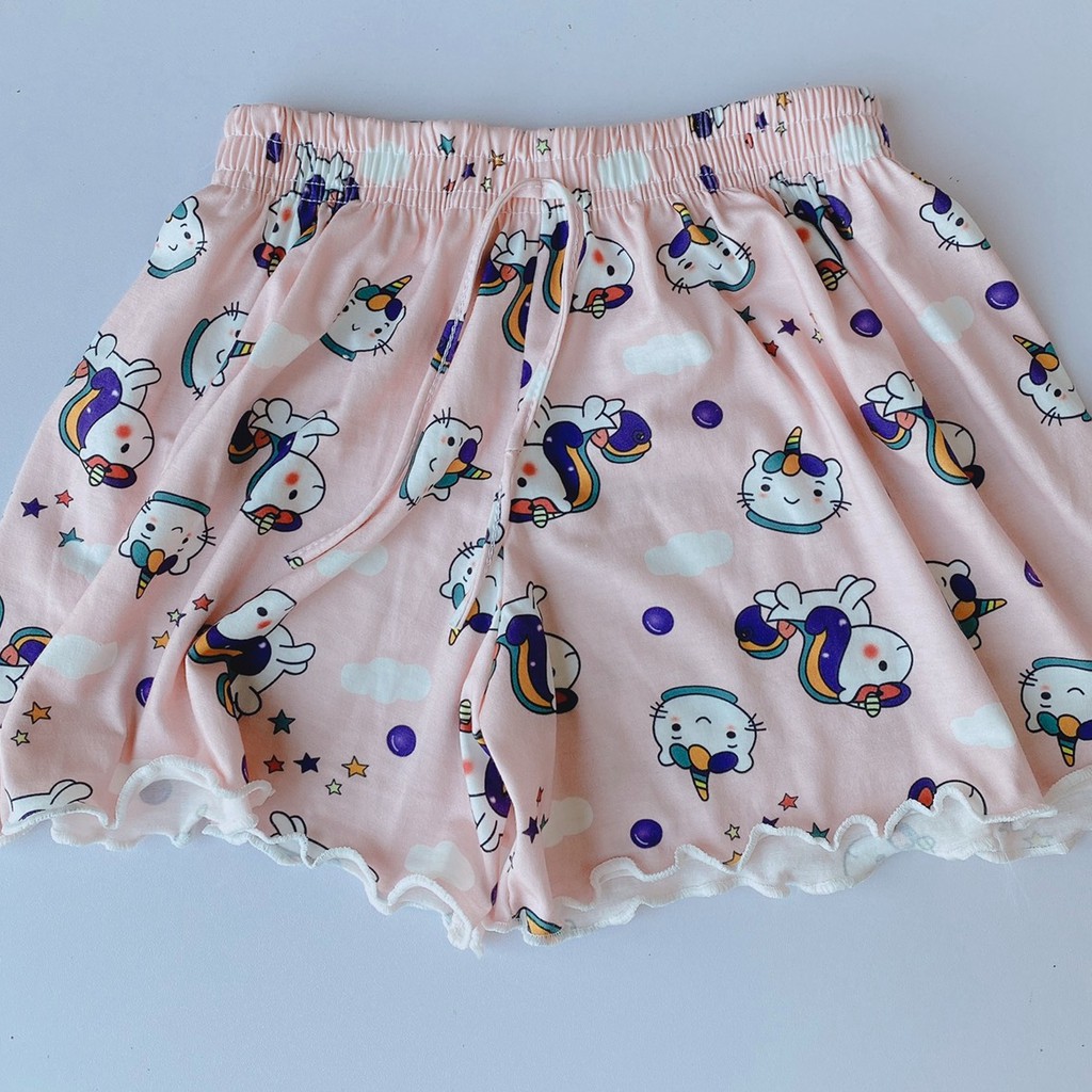 Quần Short Nữ Mặc Nhà Họa Tiết Kitty - BaoBao.Clothing [FREESHIP] - Quần đùi nữ mặc nhà say hi kít ty cute phomaique | BigBuy360 - bigbuy360.vn