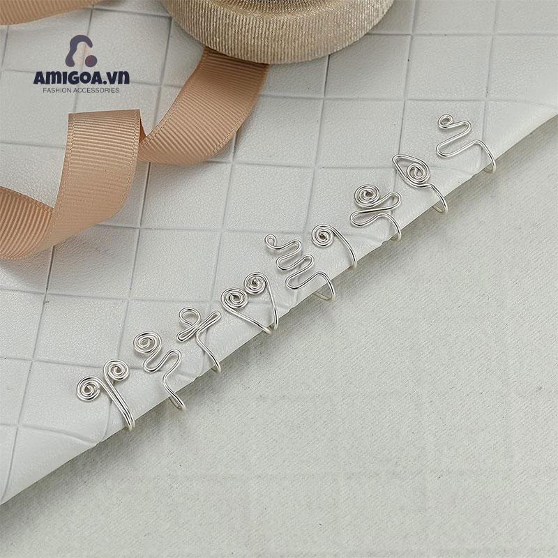 Khuyên Xỏ Mũi Hình Chữ U Không Cần Xỏ Lỗ