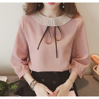Áo Kiểu Selina Dập Ly Cổ