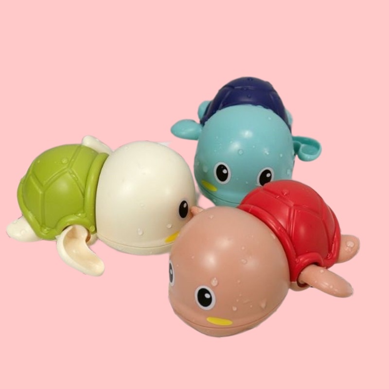 Đồ chơi nhà tắm rùa biết bơi trong nước vặn cót cho bé - SHOP MẸ MIN