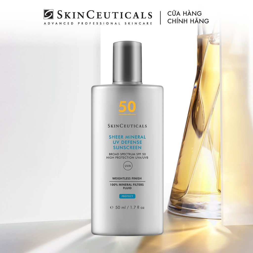 [Mã COSLUX03 giảm 120K] Skinceuticals Sheer Mineral UV Defense SPF50 50ml