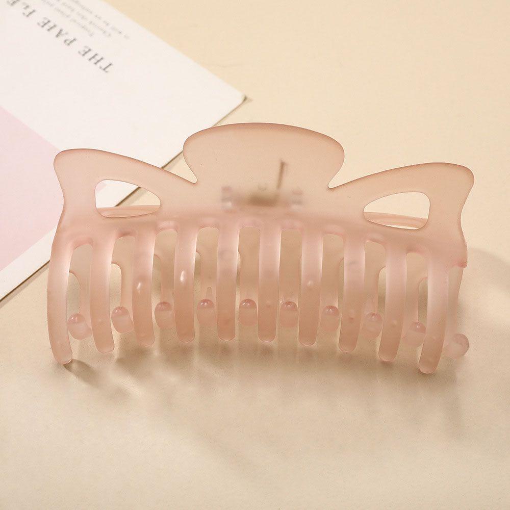 Kẹp Tóc Càng Cua Bằng Acrylic Họa Tiết Hình Học Đơn Giản Cá Tính Cho Nữ