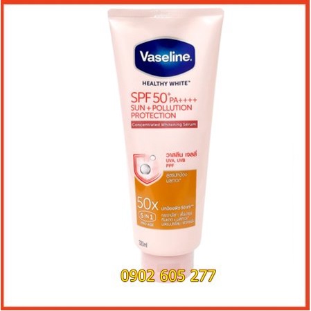 [hàng xịn]Kem dưỡng trắng da VASELINE 50X Thái Lan chính hãng