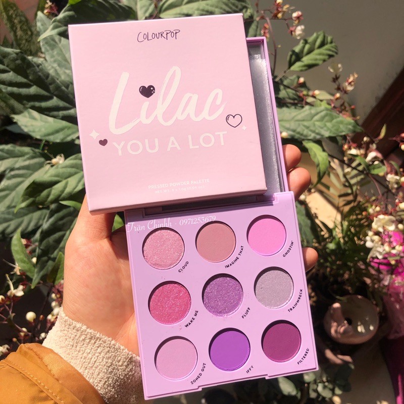 Có sẵn Có Bill- Bảng phấn mắt Colourpop LiLac You a Lot