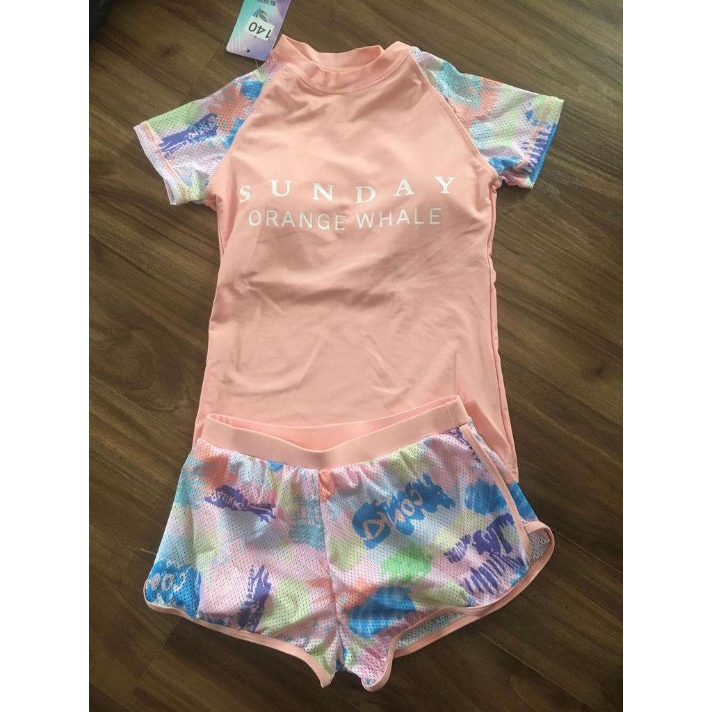 Bộ đồ bơi bé gái lớn chất siêu đẹp SS03