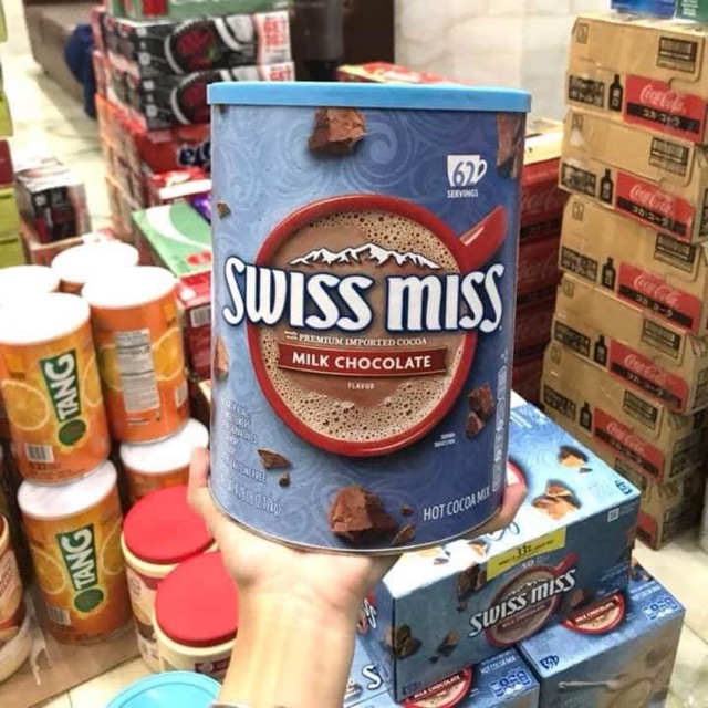 ☕️BỘT CACAO SWISS MISS HOT COCOA MIX MILK CHOCOLATE 2,17 kg date 09/ 2021