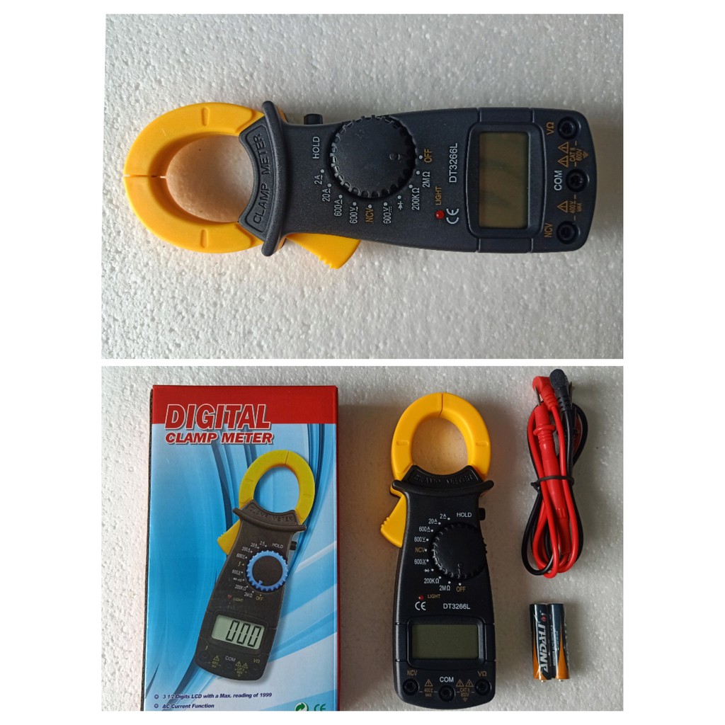Ampe kìm kẹp đa năng DT3266L  - NJTY 3266TD Đồng hồ đo điện đo tụ tần số nhiệt độ